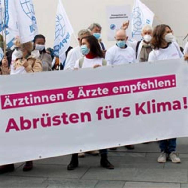 Klimastreik in Berlin. Foto: IPPNW