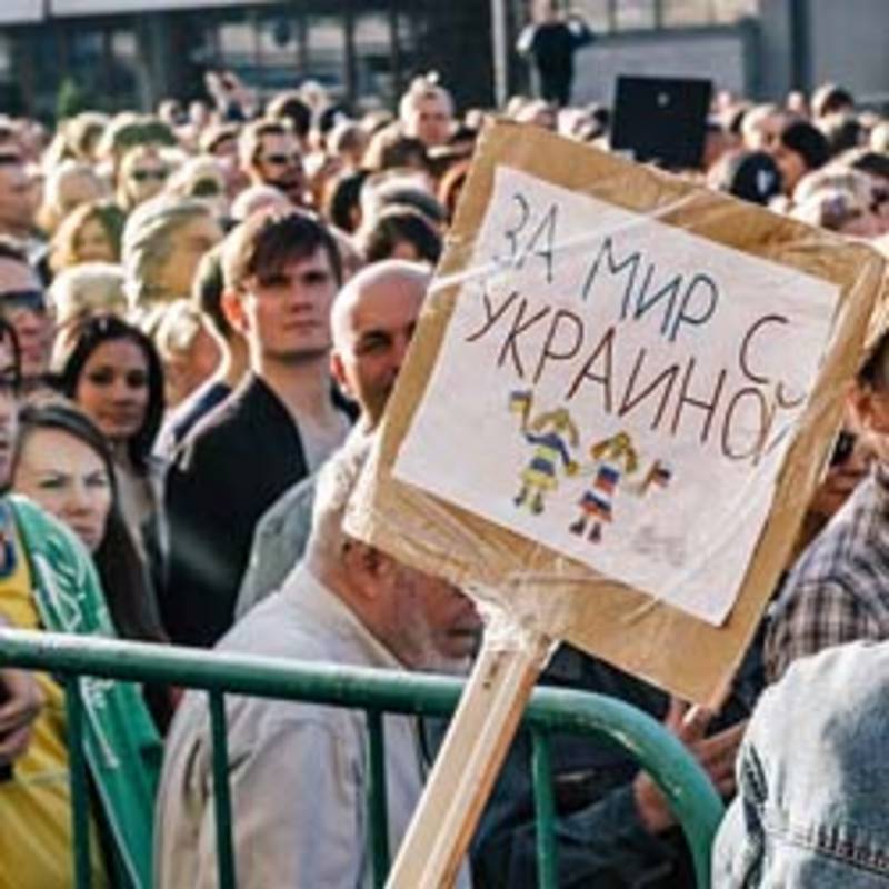 Antikriegsdemonstration in Moskau 2014