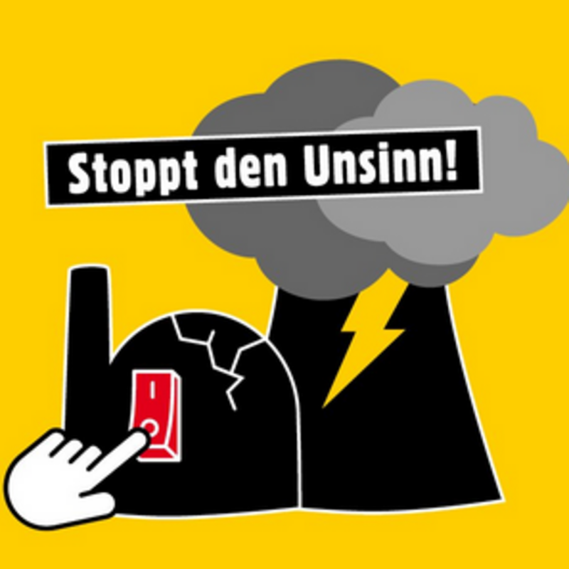 Fotoaktion "Stoppt den Unsinn!", Grafik: .ausgestrahlt