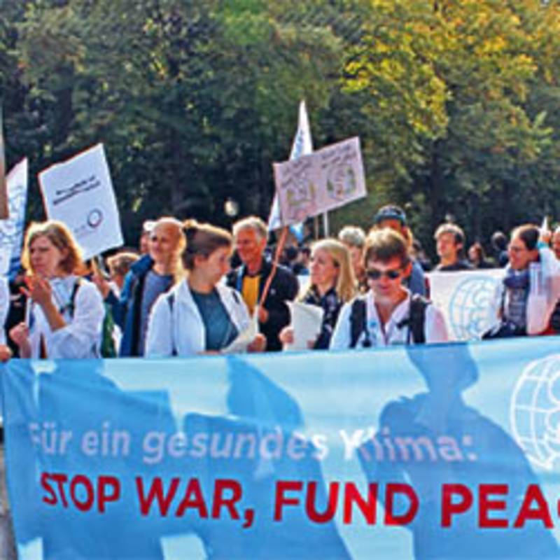 Klimastreik in Berlin 2019. Foto: IPPNW