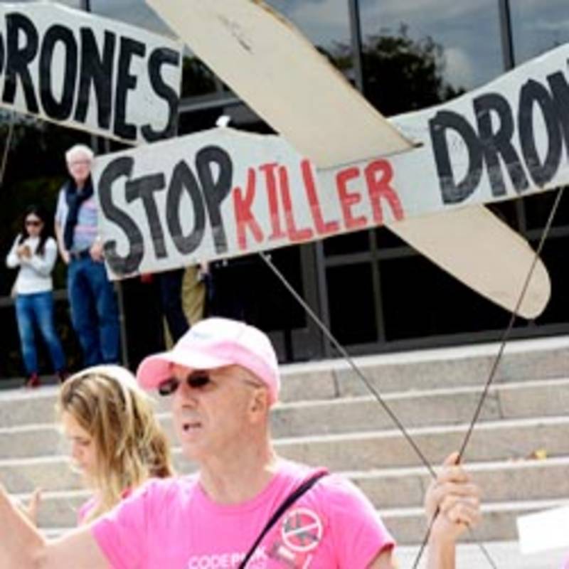 Protest gegen Drohnen. Foto: Stephen Melkisethian/ CC BY-NC-ND 2.0