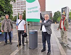 Flaggentag der Mayors for Peace / Anja Kador / Pressestelle der Stadt Dortmund