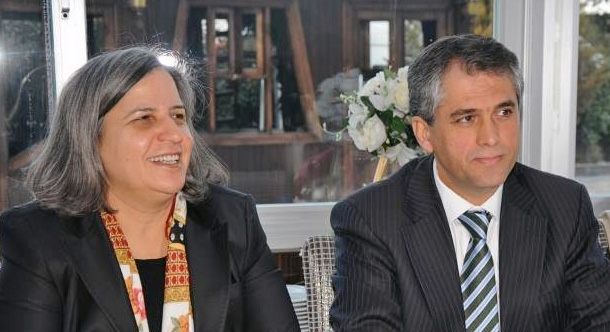 Gültan Kisanak und Firat Anli, Co-Bürgermeister von Diyarbakir. Demokratische Partei der Völker (HDP), https://www.facebook.com/HDPenglish