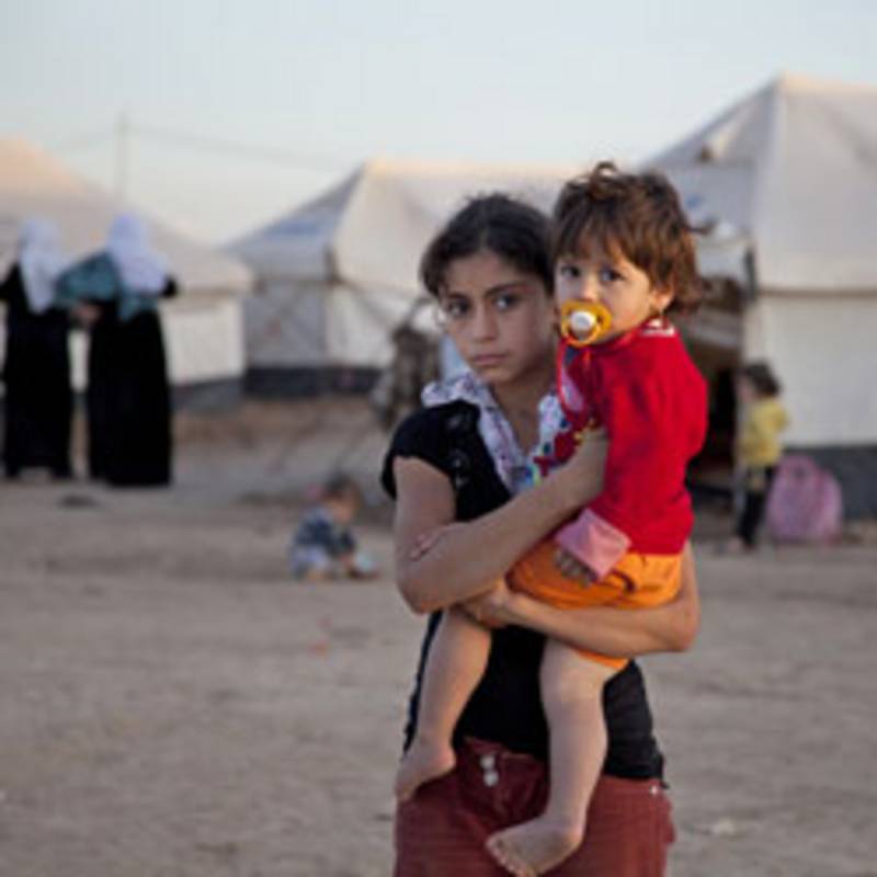 Syrische Flüchtlinge im Domiz Camp im Irak, Foto: Jodi Hilton/IRIN