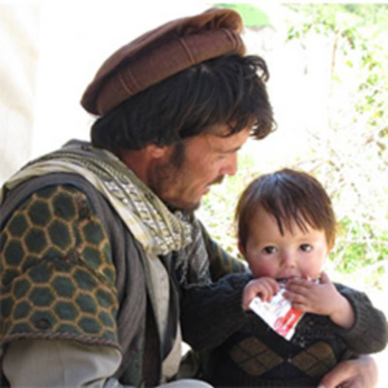Mehr als die Hälfte der Kinder in Afghanistan leidet unter chronischer Unterernährung. Foto: Medair