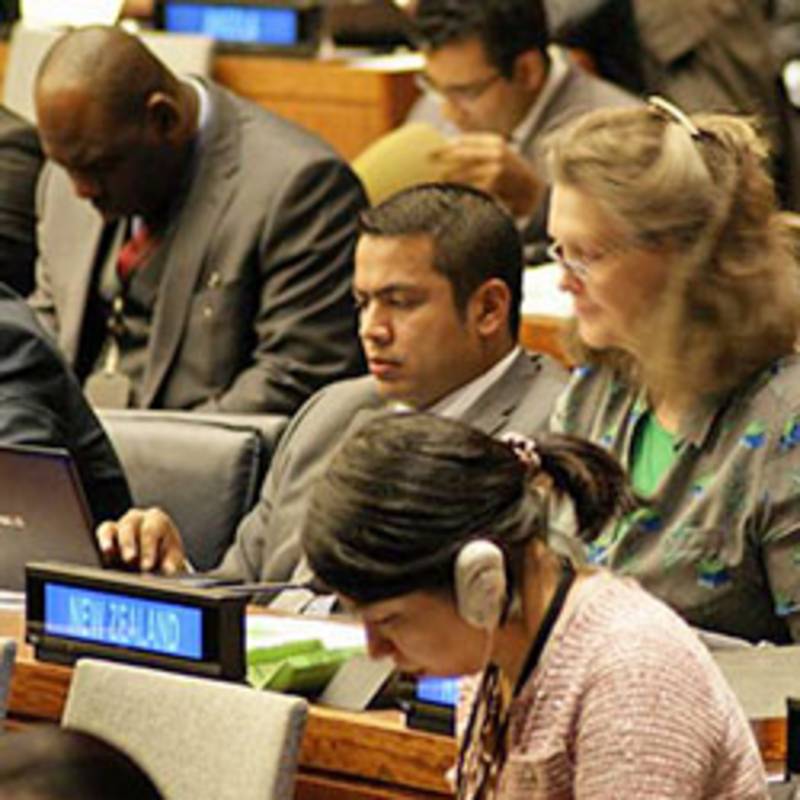 Die UN stimmt für Resolution L.41, 27. Oktober 2016. Foto: ICAN
