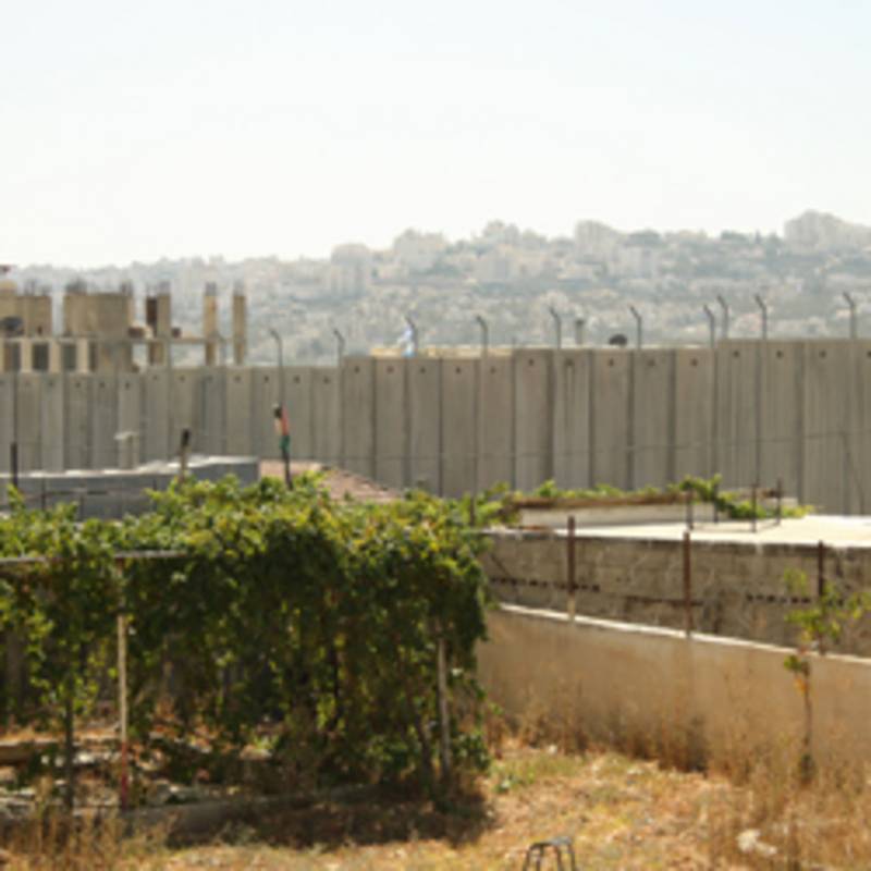 Mauer in Betlehem. Foto:privat