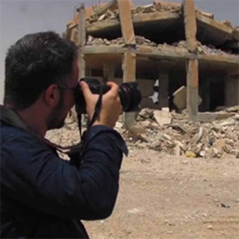 Bombardiertes Schulgebäude in Al-Mansura in der Provinz Rakka, Foto: Human Rights Watch