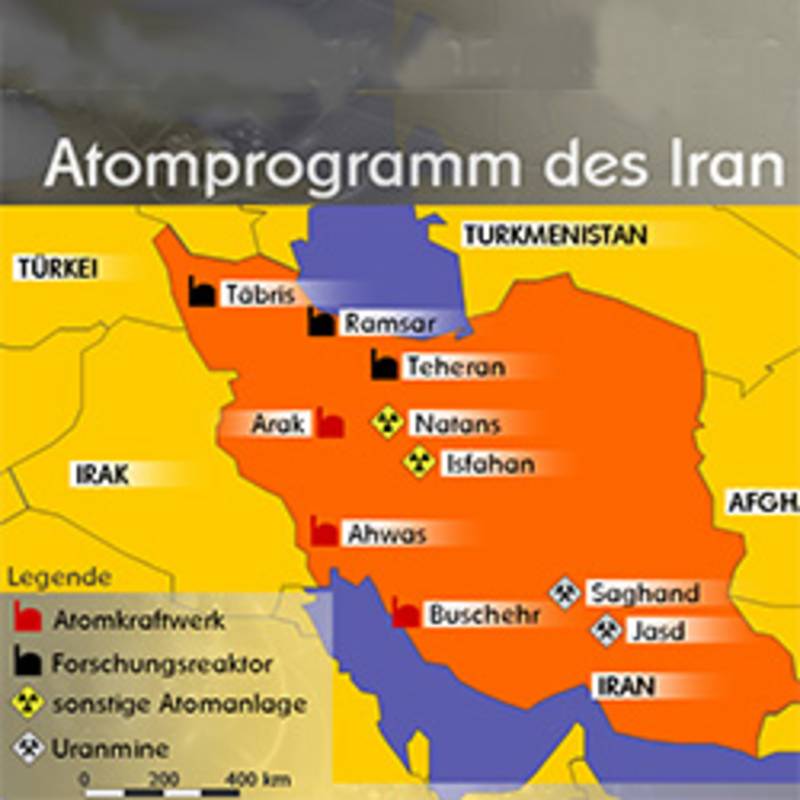 „Atomprogramm des Iran 2“ von WEBMASTER aus der deutschsprachigen Wikipedia. Lizenziert unter CC BY-SA 3.0 über Wikimedia Commons - https://commons.wikimedia.org/wiki/File:Atomprogramm_des_Iran_2.png#