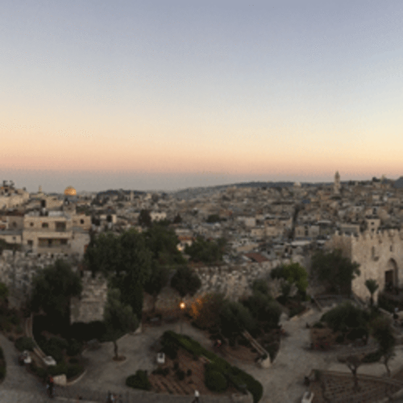 Abendstimmung in Jerusalem