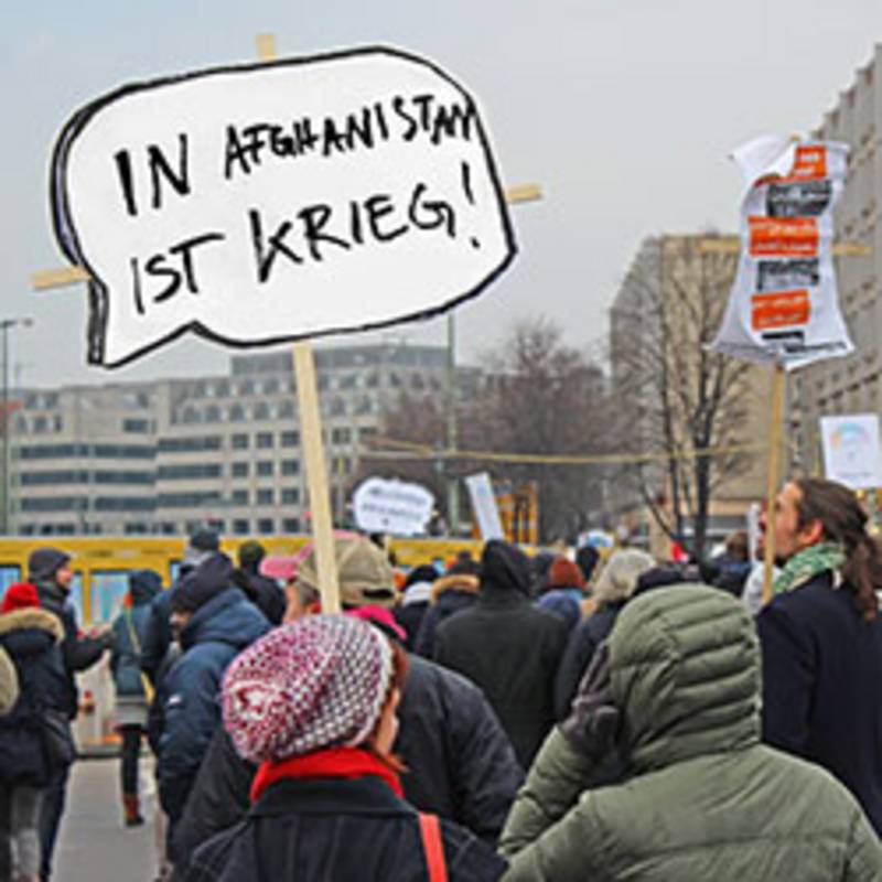 Demonstration gegen Abschiebungen am 11.02.2017 in Berlin, Foto: IPPNW
