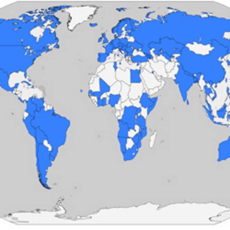 Mitgliedsländer der WMA. Foto: World Medical Association [CC BY-SA 3.0 (http://creativecommons.org/licenses/by-sa/3.0)], via Wikimedia Commons