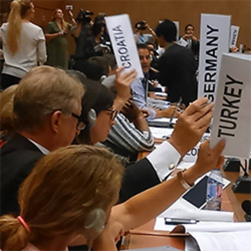 Seite an Seite stimmen Deutschland und die Türkei gegen eine UN-Resolution, in der die Aufnahme von Verhandllungen über ein Atomwaffenverbot gefordert wird. Foto: IPPNW