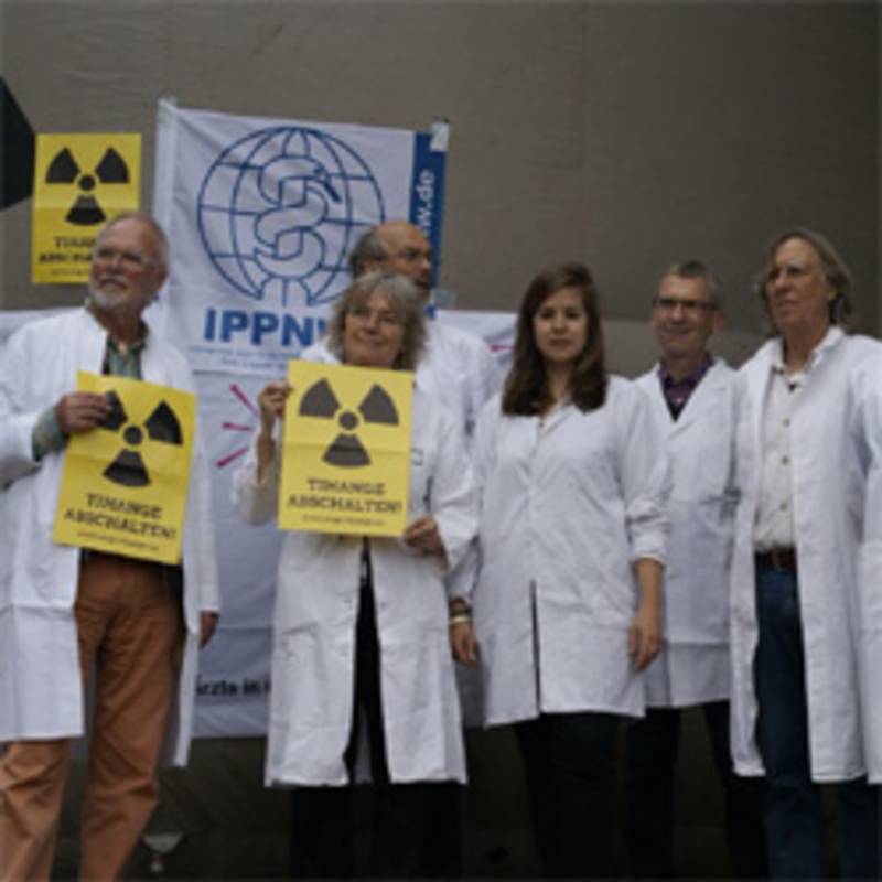Anti-Atom-Aktion der IPPNW in Mönchengladbach, Foto: IPPNW