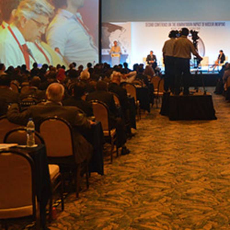 Zweite Konferenz zu den humanitären Folgen von Atomwaffen, Mexiko 2014. Foto: ICAN