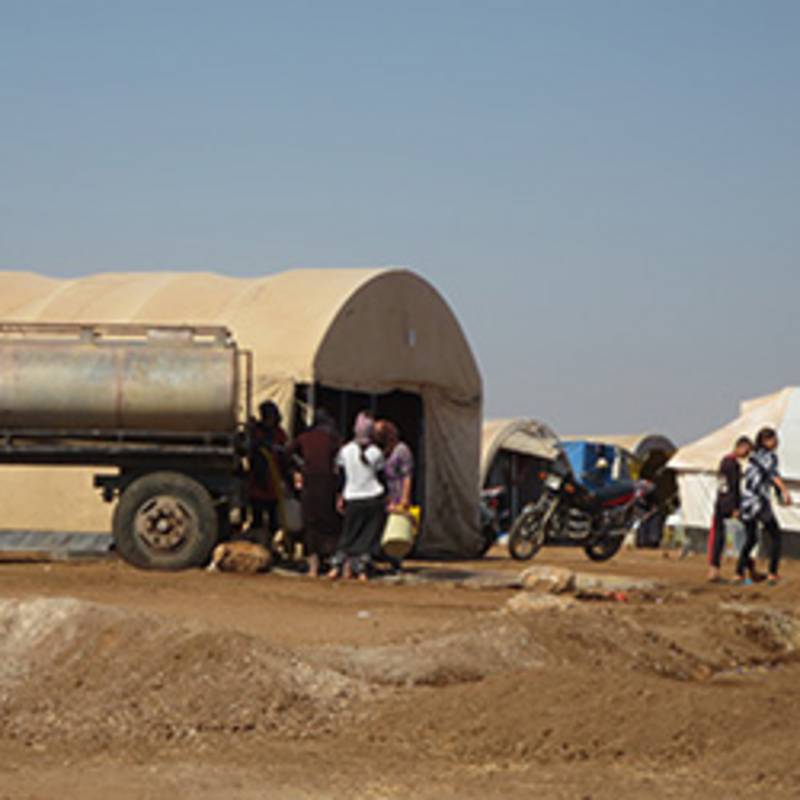 Flüchtlingslager Newroz bei Derik, Foto: Gisela Penteker