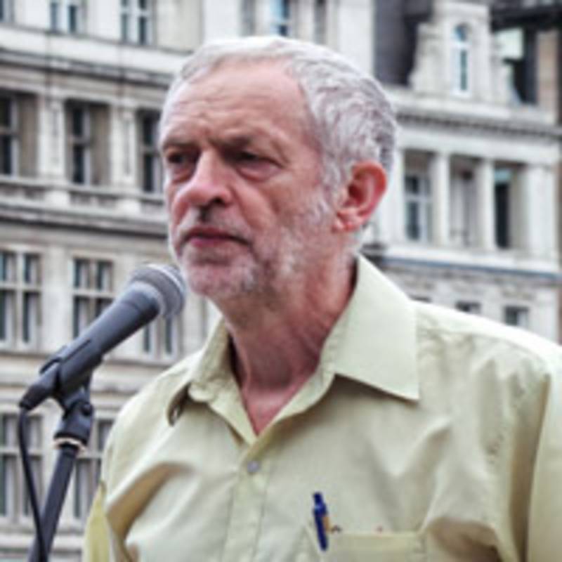 Jeremy Corbyn No More War. Foto (bearb.): Garry Knight. CC 2.0, https://creativecommons.org/licenses/by-sa/2.0/