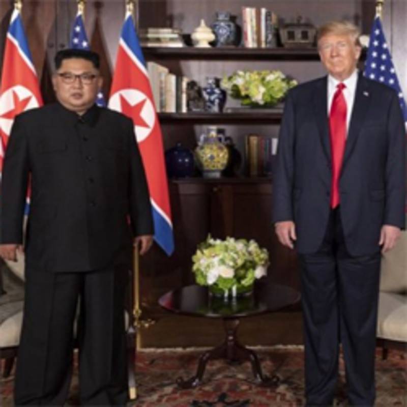 Kim Jong Un und Donald Trump beim Treffen in Singapur. Foto: US-Regierung